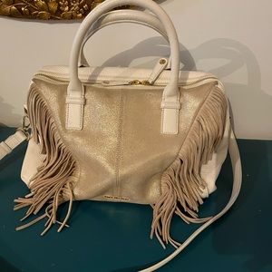 Rare Vera Bradley Marlo fringed satchel